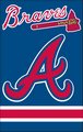Atlanta Braves 44" x 28" Applique Banner Flag