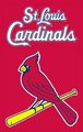 St Louis Cardinals 44" x 28" Applique Banner Flag