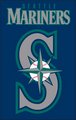 Seattle Mariners 44" x 28" Applique Banner Flag