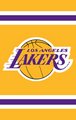 Los Angeles Lakers 44" x 28" Applique Banner Flag