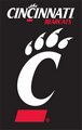 University of Cincinnati 44" x 28" Applique Banner Flag