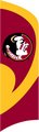 Florida State Tall Team Flag with pole