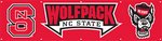 North Carolina State Giant 8' X 2' Nylon Banner