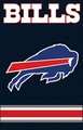 Buffalo Bills 44" x 28" Applique Banner Flag