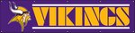 Minnesota Vikings Giant 8' X 2' Nylon Banner