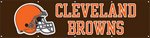 Cleveland Browns Giant 8' X 2' Nylon Banner
