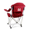 University of Nebraska Reclining Camp Chair - Red