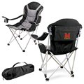 University of Maryland Reclining Camp Chair - Black