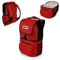 UL Lafayette Zuma Backpack & Cooler - Red Embroidered