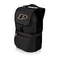 Purdue University Zuma Backpack & Cooler - Black Embroidered