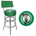 Boston Celtics Padded Bar Stool with Backrest