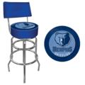 Memphis Grizzlies Padded Bar Stool with Backrest