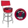 Miami Heat Padded Bar Stool with Backrest