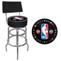 NBA Padded Bar Stool with Backrest