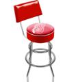 Detroit Red Wings Padded Bar Stool with Backrest