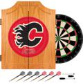 Calgary Flames Dartboard & Cabinet