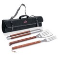 Atlanta Braves 3 Piece BBQ Tool Set With Tote