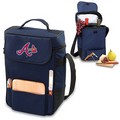 Atlanta Braves Duet Wine & Cheese Tote - Navy