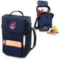 Cleveland Indians Duet Wine & Cheese Tote - Navy