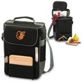 Baltimore Orioles Duet Wine & Cheese Tote - Black