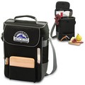 Colorado Rockies Duet Wine & Cheese Tote - Black