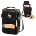 Miami Marlins Duet Wine & Cheese Tote - Black