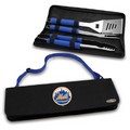 New York Mets Metro BBQ Tool Tote - Blue