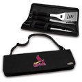 St. Louis Cardinals Metro BBQ Tool Tote - Black