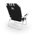 Miami Marlins Monaco Beach Chair - Black