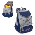 Atlanta Braves PTX Backpack Cooler - Navy Blue