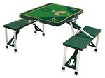 Oakland Athletics Baseball Picnic Table with Seats - Green