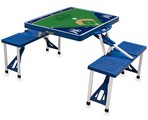 Milwaukee Brewers Baseball Picnic Table with Seats - Blue