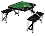Chicago White Sox Baseball Picnic Table with Seats - Black