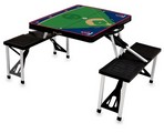 Minnesota Twins Baseball Picnic Table with Seats - Black