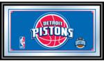 Detroit Pistons Framed Logo Mirror