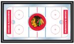 Chicago Blackhawks Hockey Rink Wall Mirror