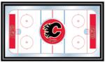 Calgary Flames Hockey Rink Wall Mirror