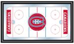 Montreal Canadiens Hockey Rink Wall Mirror
