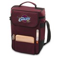 Cleveland Cavaliers Duet Wine & Cheese Tote - Burgundy