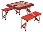 Washington Wizards Basketball Picnic Table with Seats - Red