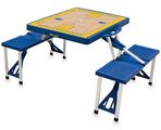 Golden State Warriors Basketball Picnic Table with Seats - Blue