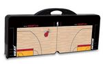Miami Heat Basketball Picnic Table with Seats - Black