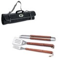 Green Bay Packers 3 Piece BBQ Tool Set With Tote