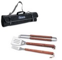 New England Patriots 3 Piece BBQ Tool Set With Tote