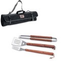 New York Giants 3 Piece BBQ Tool Set With Tote