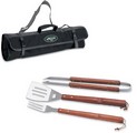New York Jets 3 Piece BBQ Tool Set With Tote