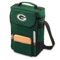 Green Bay Packers Duet Wine & Cheese Tote - Hunter Green