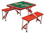 San Francisco 49ers Football Picnic Table with Seats - Red