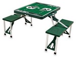 New York Jets Football Picnic Table with Seats - Green