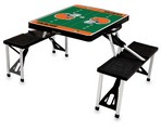 Cleveland Browns Football Picnic Table with Seats - Black